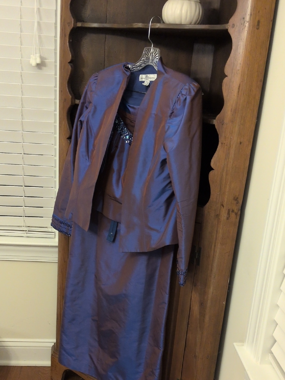 Marisa Baratelli Silk w Beading - Size 14- Mother Of The Bride/ Formal Event Set